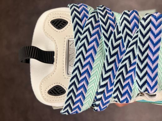 Кросівки LANVIN Curb Sneakers White Blue, Білий, 39
