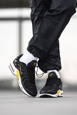 Кросівки Nike Air Max TN Black/Yellow (Чорний) , Чорний, 40