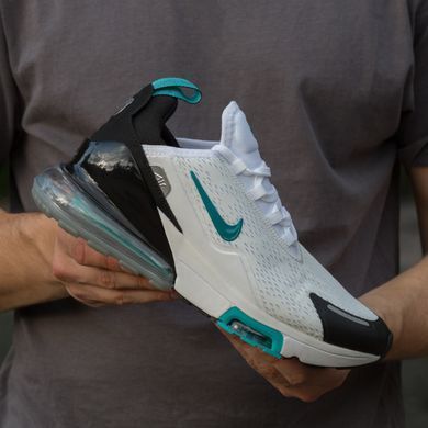 Кросівки Nike Air Max 270 New White Blue, Білий, 40