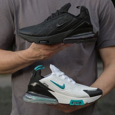Кросівки Nike Air Max 270 New White Blue, Білий, 40