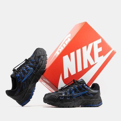 Кросівки Nike P-6000 Black Blue, Чорний, 40