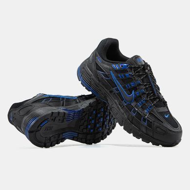 Кросівки Nike P-6000 Black Blue, Чорний, 40