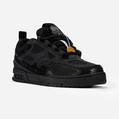 Кросівки Louis Vuitton LV Skate Sneaker Black Crystal, Чорний, 36
