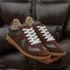 Кеди Maison Margiela Replica Brown Leather Sneakers, Коричневий, 40