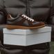 Кеди Maison Margiela Replica Brown Leather Sneakers, Коричневий, 40