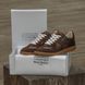 Кеди Maison Margiela Replica Brown Leather Sneakers, Коричневий, 40