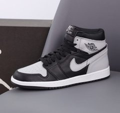 Кросівки Nike Air Jordan 1 High Grey Black , Темно-сірий, 41