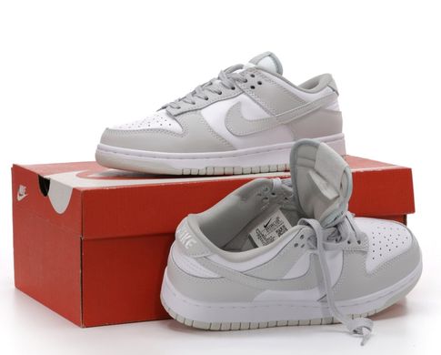 Кросівки Nike SB Dunk Grey Fog (Сірий), Білий, 36