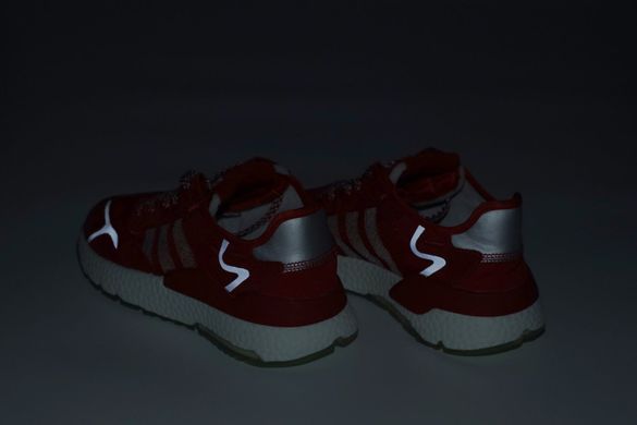 Мужские кроссовки Adidas Nite Jogger Boost, красные, Красный, 45
