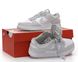 Кросівки Nike SB Dunk Grey Fog (Сірий), Білий, 36