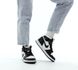⭐ЗНИЖКА⭐Зимові кросівки Nike Air Jordan 1 Retro Winter ❄️ (Чорний, білий) , Чорно-білий, 37