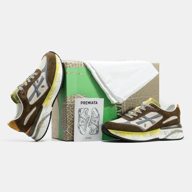 Кросівки Premiata Moerun Brown PREMIUM, Коричневий, 40