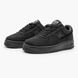 Кросівки Stussy x Nike Air Force 1 Black (Чорний), Чорний, 40