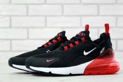 Кроссовки Nike Air Max 270, черный, белый, красный, Черный, 43