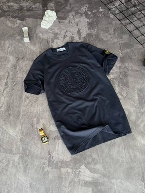 Футболка Stone Island Black (Чорний), Чорний, S