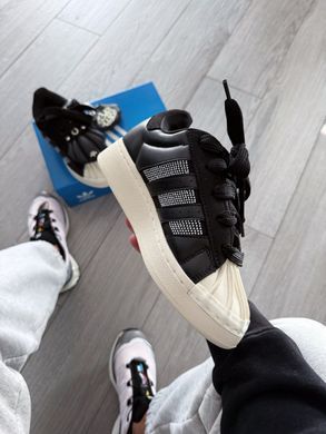 Кросівки Gali x Adidas Superstar Puffy Shell, Чорно-білий, 36