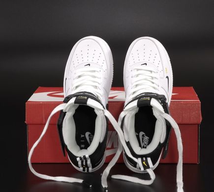 Кросівки Nike Air Force 1 High 07 LV8 (Білий), Чорно-білий, 37