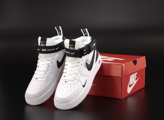 Кросівки Nike Air Force 1 High 07 LV8 (Білий), Чорно-білий, 37