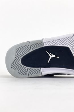 Кросівки Nike Air Jordan 4 Retro Military Black (Білий), Білий, 36