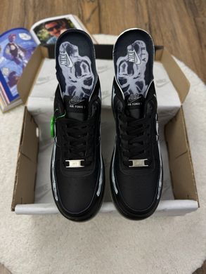 Кросівки Nike Air Force 1 Low Skeleton QS Black  (Чорний) , Чорний, 42