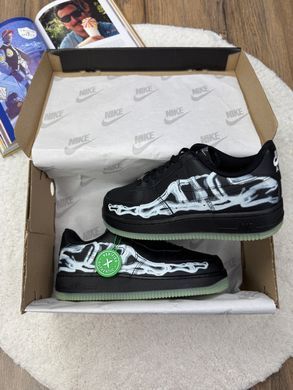 Кросівки Nike Air Force 1 Low Skeleton QS Black  (Чорний) , Чорний, 42