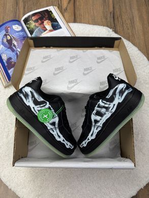 Кросівки Nike Air Force 1 Low Skeleton QS Black  (Чорний) , Чорний, 42