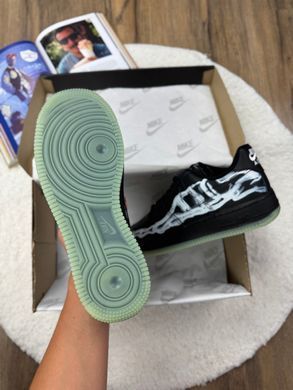 Кросівки Nike Air Force 1 Low Skeleton QS Black  (Чорний) , Чорний, 42