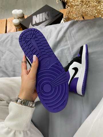 Nike air jordan sales 1 purple court