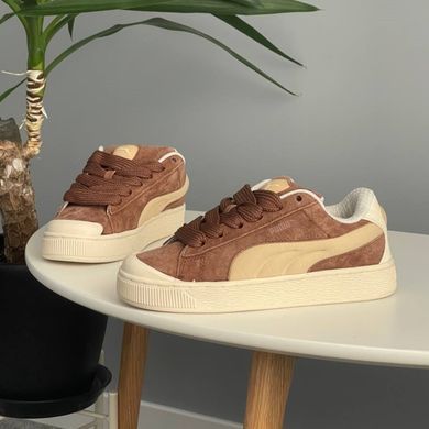 Кросівки Puma Suede XL Crush Preserves Beige Brown, Коричневий, 36