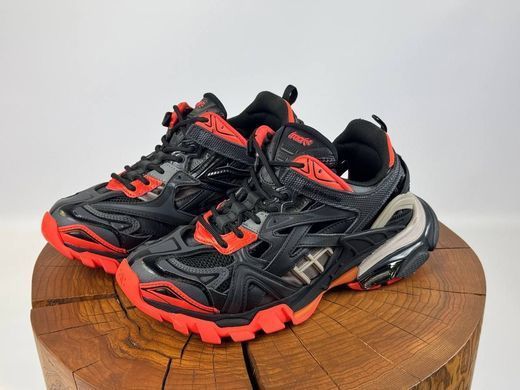 Кросівки Balenciaga Track 2 Dark Grey Orange, Чорний, 40