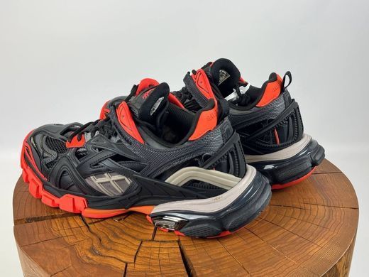 Кросівки Balenciaga Track 2 Dark Grey Orange, Чорний, 40