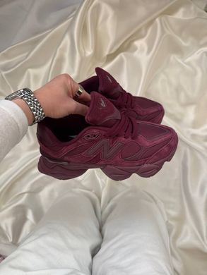 Кросівки New Balance 9060 Burgundy, Бордовий, 36