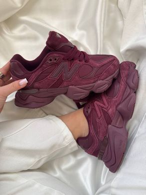 Кросівки New Balance 9060 Burgundy, Бордовий, 36