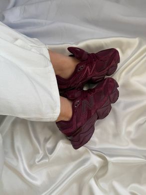 Кросівки New Balance 9060 Burgundy, Бордовий, 36