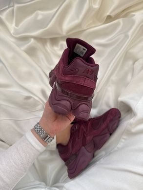 Кросівки New Balance 9060 Burgundy, Бордовий, 36
