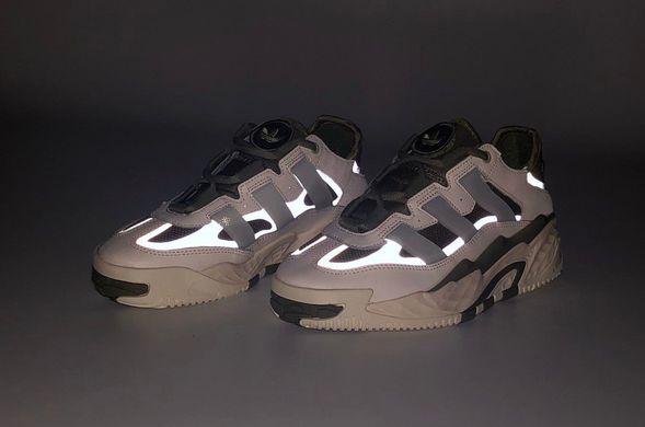 Кросівки Adidas NiteBall White\Olive , Білий, 36