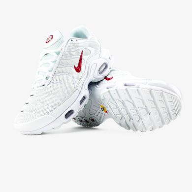 Кросівки Nike Air Max TN Plus White Red, Білий, 41