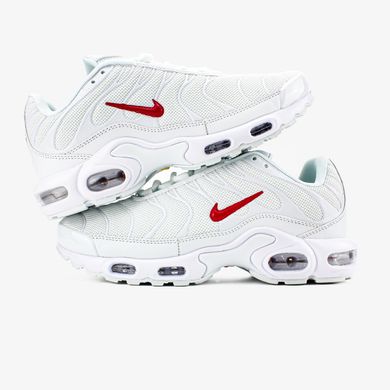 Кросівки Nike Air Max TN Plus White Red, Білий, 41