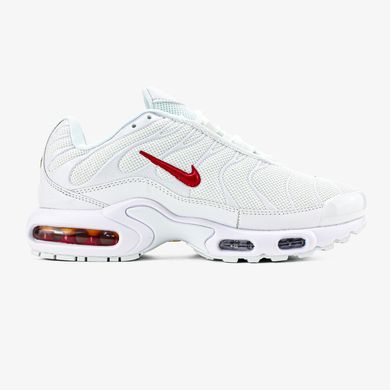 Кросівки Nike Air Max TN Plus White Red, Білий, 41