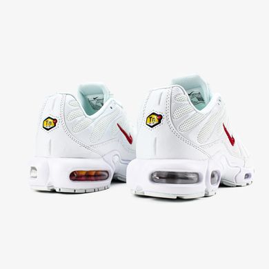 Кросівки Nike Air Max TN Plus White Red, Білий, 41