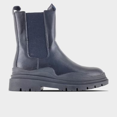Зимові черевики Bottega Veneta Boots Black ❄️(Мех) (Чорний) , Чорний, 36