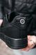 Кросівки Stussy x Nike Air Force 1 Black (Чорний), Чорний, 40