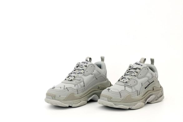 Кросівки Balenciaga Triple S Grey (Cірий), Сірий, 36
