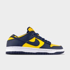 Кроссовки Nike SB Dunk Michigan (Сине-желтый), Комбинированный, 36