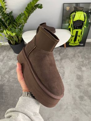 Черевики UGG Classic Mini Dipper Chocolate ❄️, Коричневий, 36