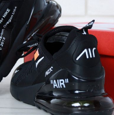 Кросівки Nike Air Max 270 Off-White (Чорний), Чорний, 41