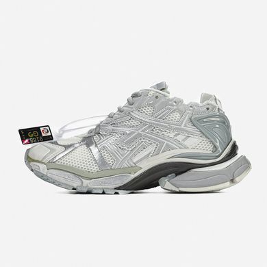 Кросівки Balenciaga Runner Trainer White/Silver, Сріблястий, 36