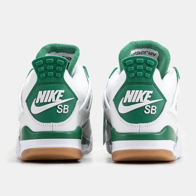 Кросівки Nike Air Jordan 4 SB Pine Green (Білий), Білий, 40