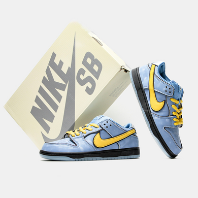 Кросівки Nike SB Dunk Low Powerpuff Girls-Bubbles (Блактиний), Блакитний, 36
