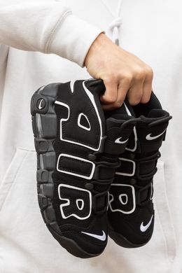 Кросівки Nike Air More Uptempo Black (Чорний), Чорний, 41